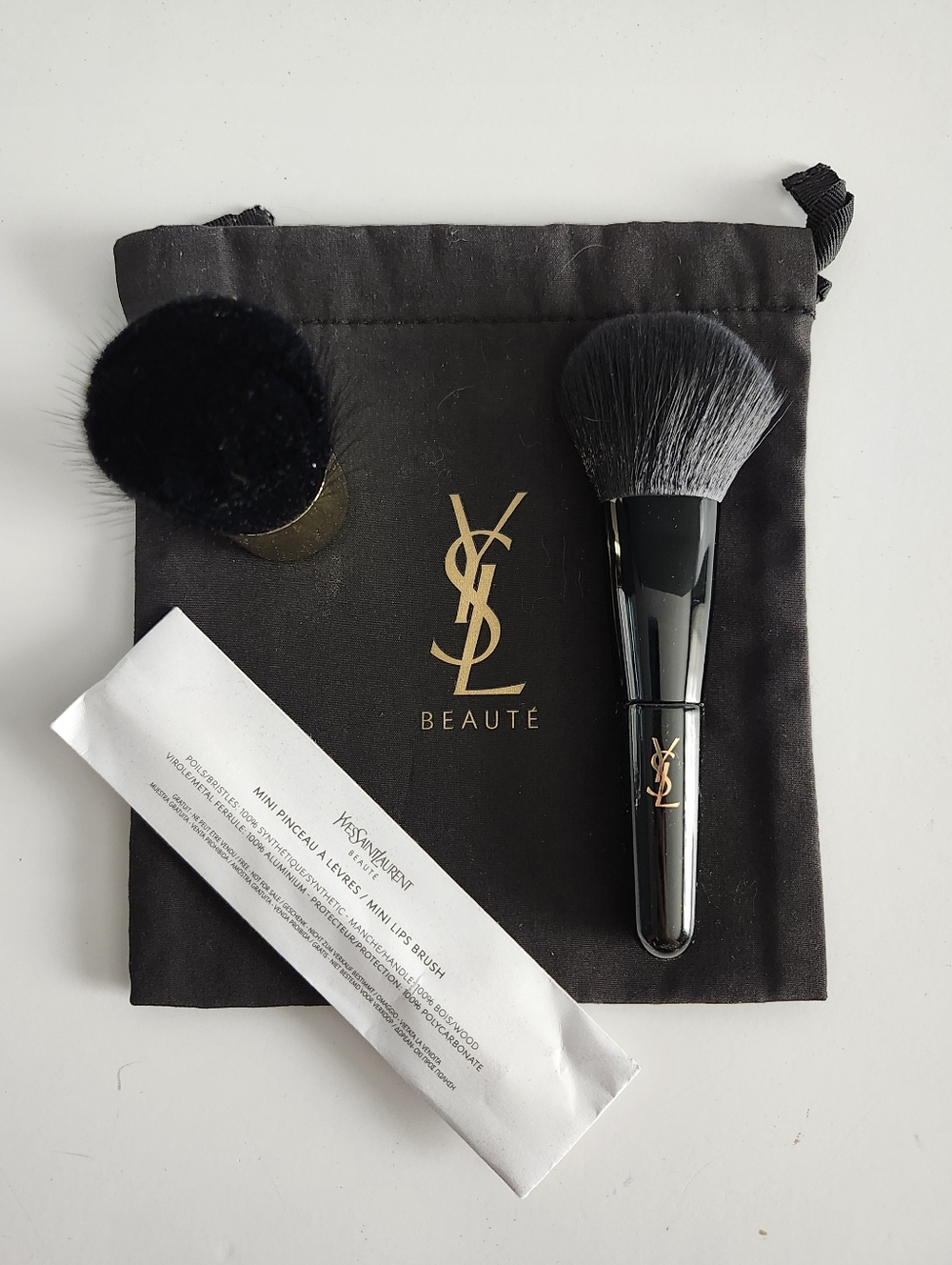 Yves Saint Laurent (YSL) Beauté Black Gold Powder Brush Set